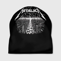 Шапка Metallica - lightnings in metropolis, цвет: 3D-принт