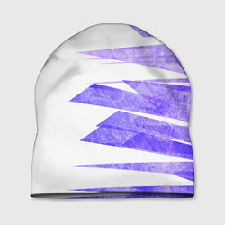 Шапка Color white purple