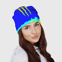 Шапка Monster energy краски цветные, цвет: 3D-принт — фото 2