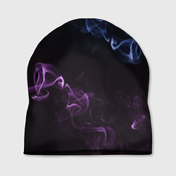 Шапка Color black blue pink