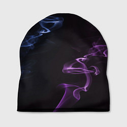 Шапка Color black blue pink