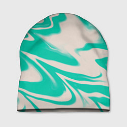 Шапка Color white turquoise, цвет: 3D-принт