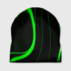 Шапка Color green light green black