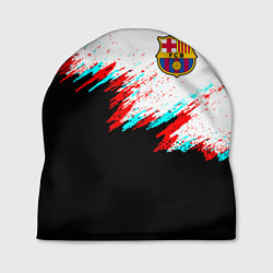Шапка Barcelona глитч краски, цвет: 3D-принт