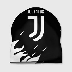 Шапка Juventus black fire, цвет: 3D-принт