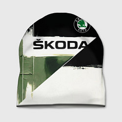 Шапка Skoda логотип