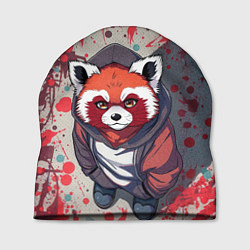 Шапка Красная панда в капюшоне