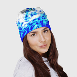 Шапка Daysgone голубые краски, цвет: 3D-принт — фото 2