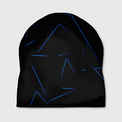 Шапка Color blue line