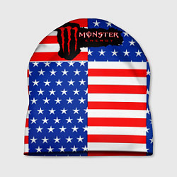 Шапка Monster energy usa pattern