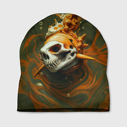 Шапка Оранжевая рыба-скелет
