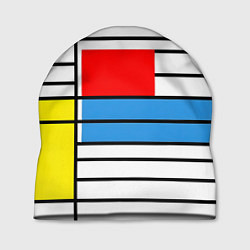 Шапка В стиле мондриана, цвет: 3D-принт