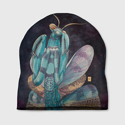 Шапка Богомол акварельный