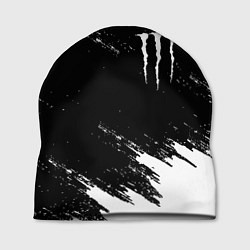 Шапка Monster energy краски штрихи белые