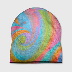 Шапка Абстракция - multicolored curves, цвет: 3D-принт