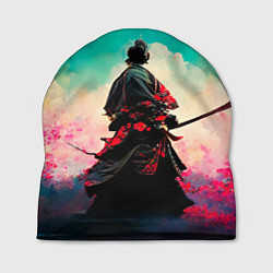 Шапка Самурай и сакура