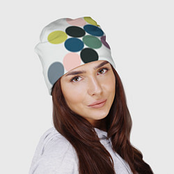 Шапка Кластер чил - абстракция, цвет: 3D-принт — фото 2