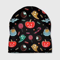 Шапка Halloween red pumpkin