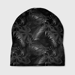Шапка Palm black and white