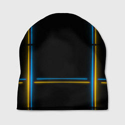 Шапка Neon yellow light blue, цвет: 3D-принт