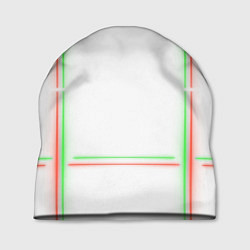 Шапка Neon light green red, цвет: 3D-принт
