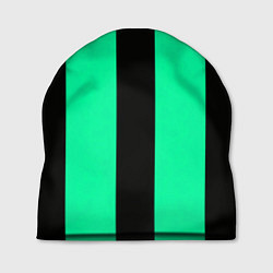 Шапка Color turquoise black line, цвет: 3D-принт