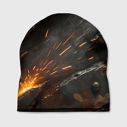 Шапка Искры метала под камуфляжем