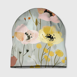 Шапка Цветы и цветочки