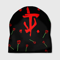Шапка Doom rose pattern, цвет: 3D-принт