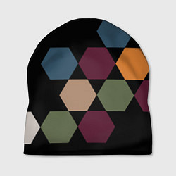 Шапка Honeycombs autumn colors