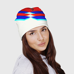 Шапка Doom geometry cyber sport, цвет: 3D-принт — фото 2