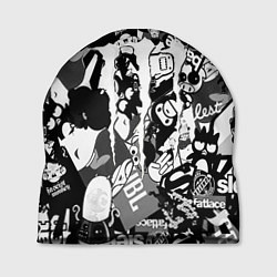 Шапка Monster energy black sticker