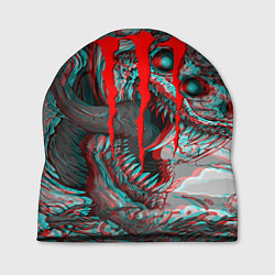 Шапка Monster energy glitch