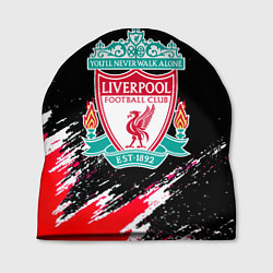 Шапка Liverpool краски штрихи, цвет: 3D-принт