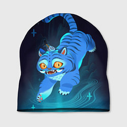 Шапка Blue tiger and a six eyed magpie