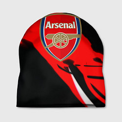 Шапка Арсенал геометрия полосы краски