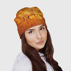Шапка Лошадь из желтого янтаря, цвет: 3D-принт — фото 2