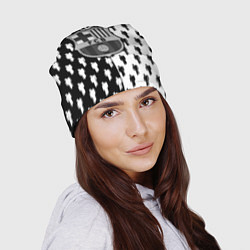 Шапка Barcelona спортивный паттерн, цвет: 3D-принт — фото 2