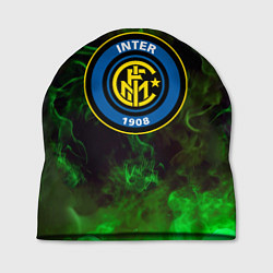 Шапка Интер кислотный огонь, цвет: 3D-принт