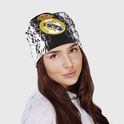 Шапка Реал Мадрид текстура краски, цвет: 3D-принт — фото 2