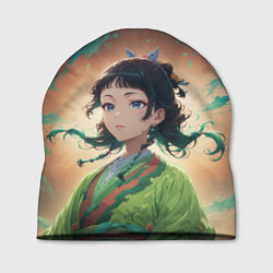 Шапка Маомао на фоне облаков