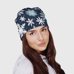 Шапка Снежное небо, цвет: 3D-принт — фото 2