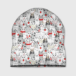 Шапка Новогодние котики