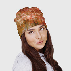 Шапка Абстракция - bright red, цвет: 3D-принт — фото 2