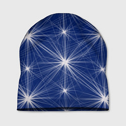 Шапка Звезды на синем фоне