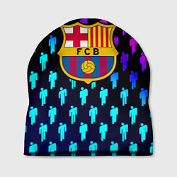 Шапка Barcelona люди градиент неон