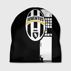 Шапка Ювентус геометрия белая