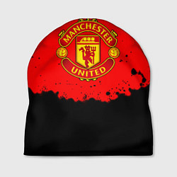Шапка Манчестер Юнайтед краски брызги