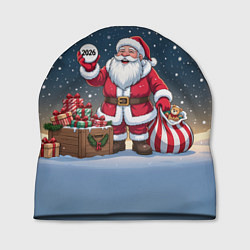 Шапка Санта с мешком подарков