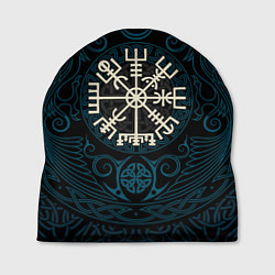 Шапка Вегвизир и вороны Одина как орнамент